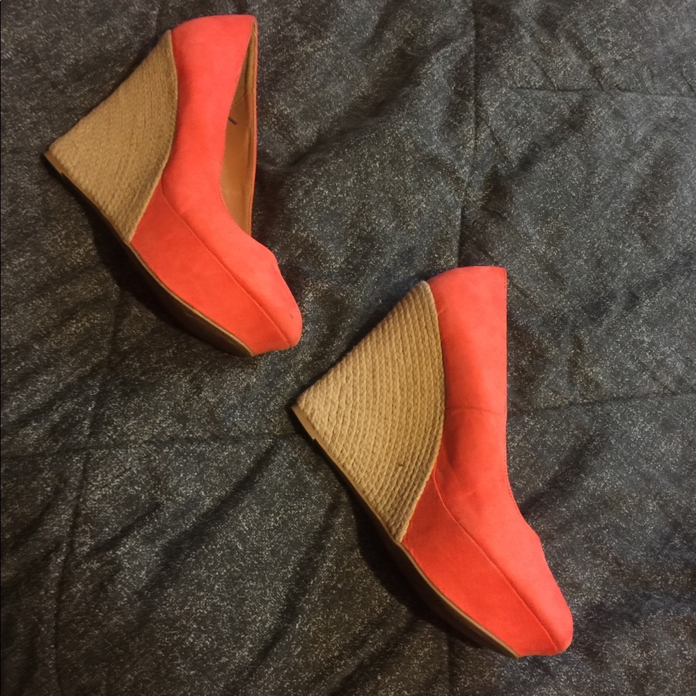 Cute peach wedges