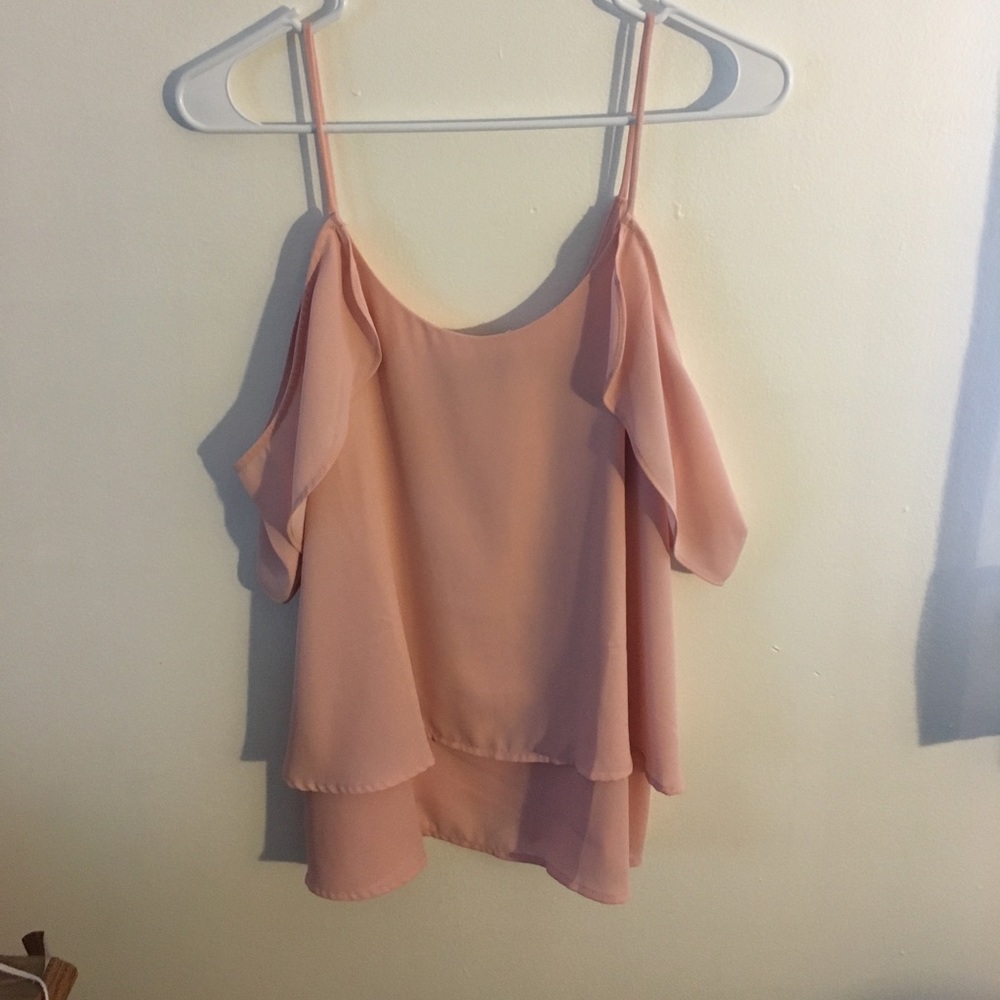 Francesca's Cold Shoulder top