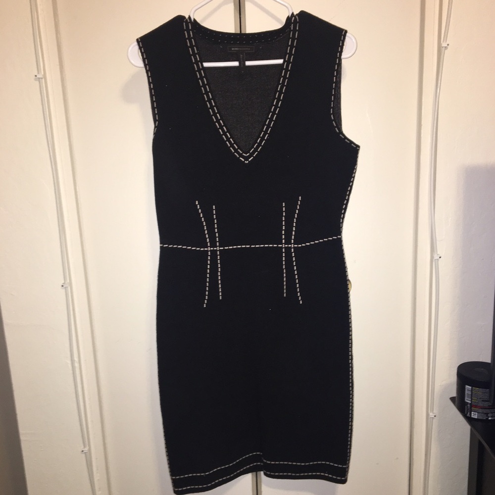 BCBG black sweater dress