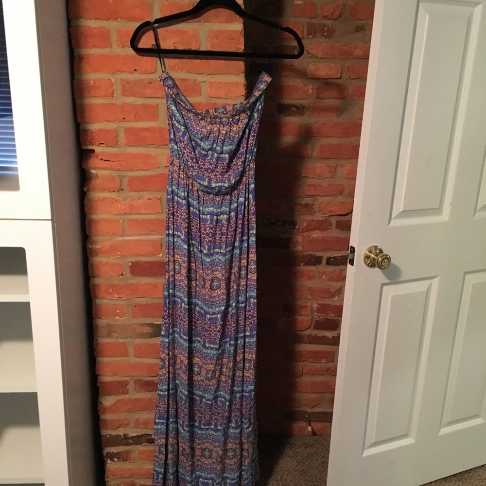 Pattern maxi dress