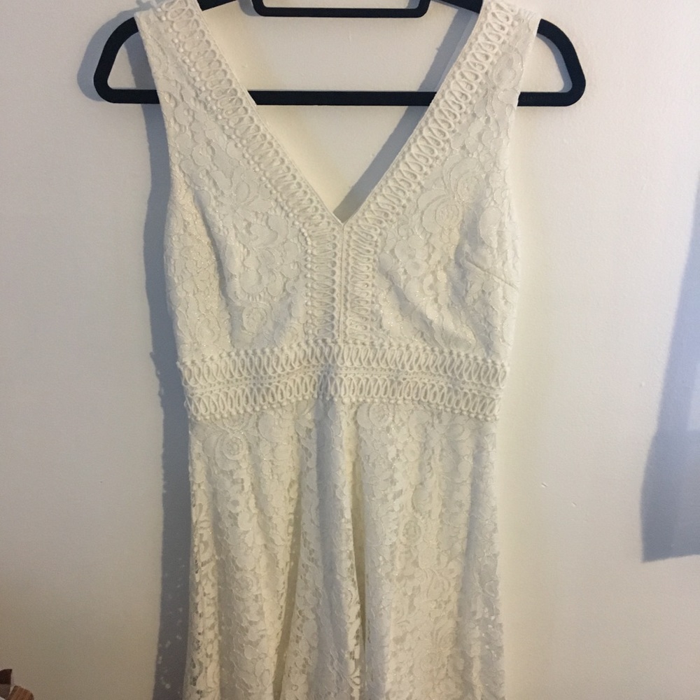 Francesca's collection lace A-line dress