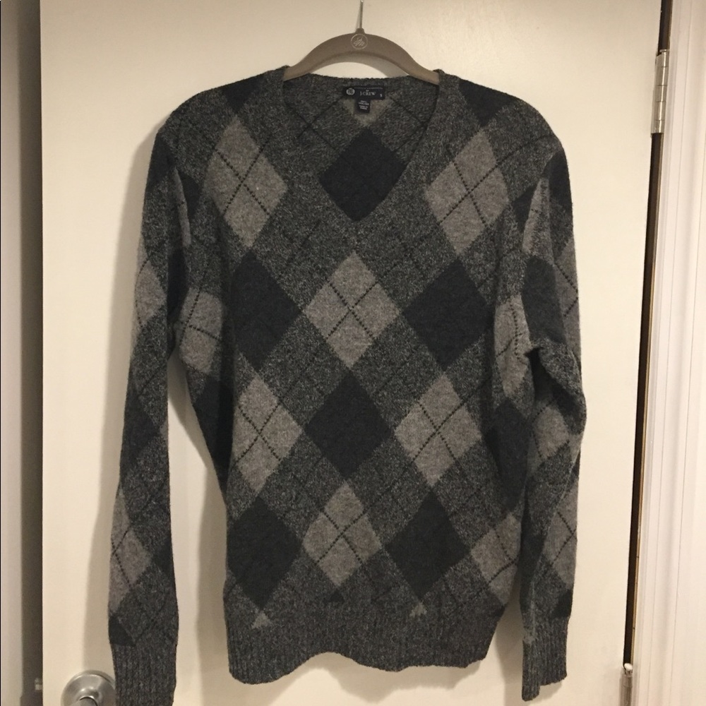 Men’s JCrew argyle sweater