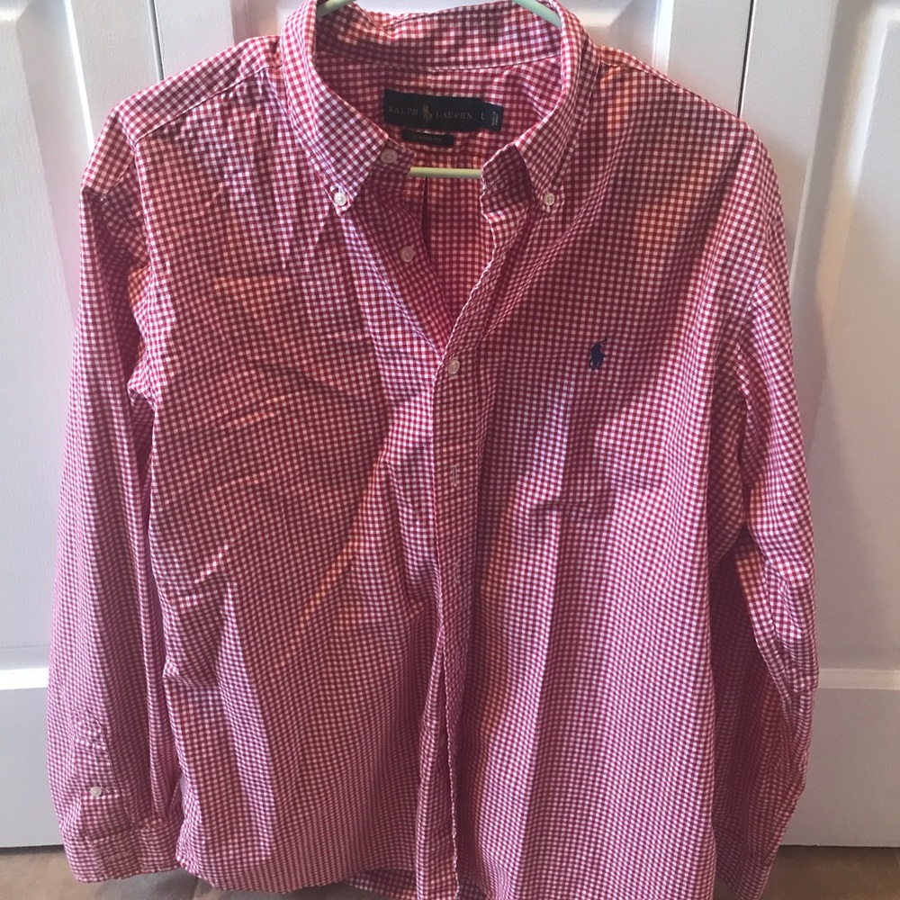 Men's classic fit large button down