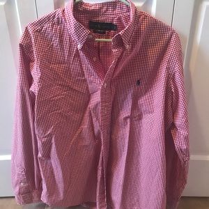 Men's classic fit large button down