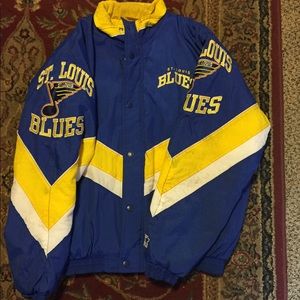 🔸🔷VTG St. Louis Blues |STARTER| Parka Jacket🔷🔸