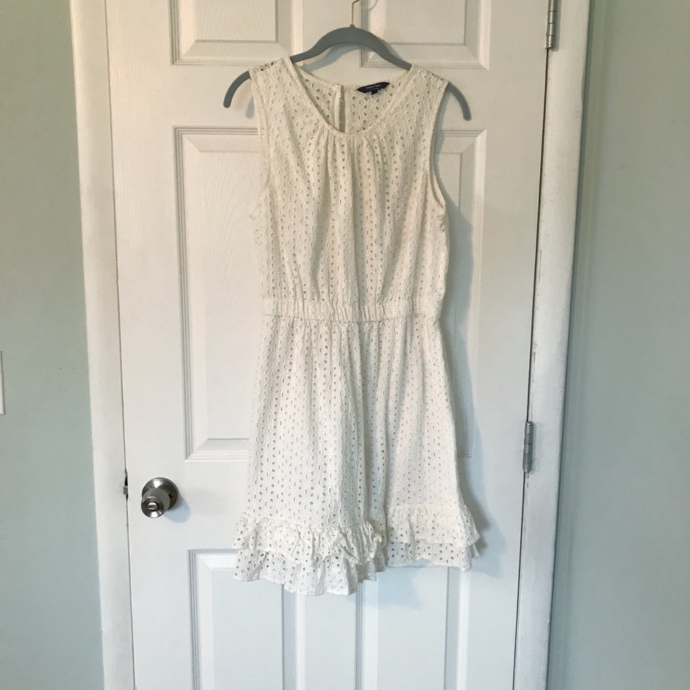 Peter Som for Design Nation white eyelet dress, 14