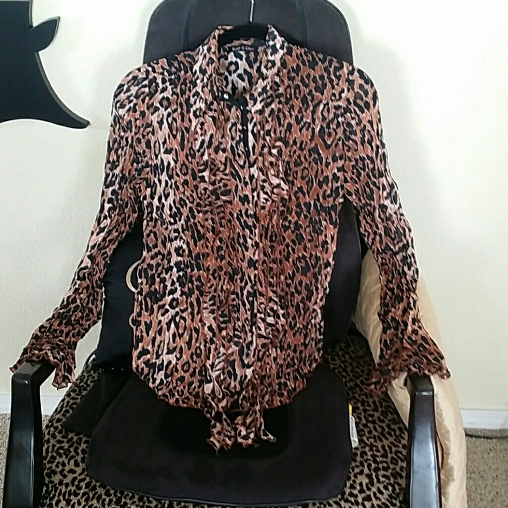 Blouse animal print