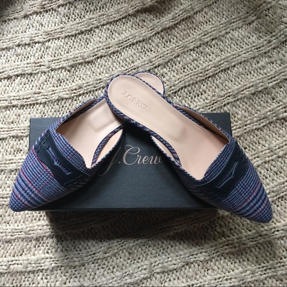 j crew mules flats