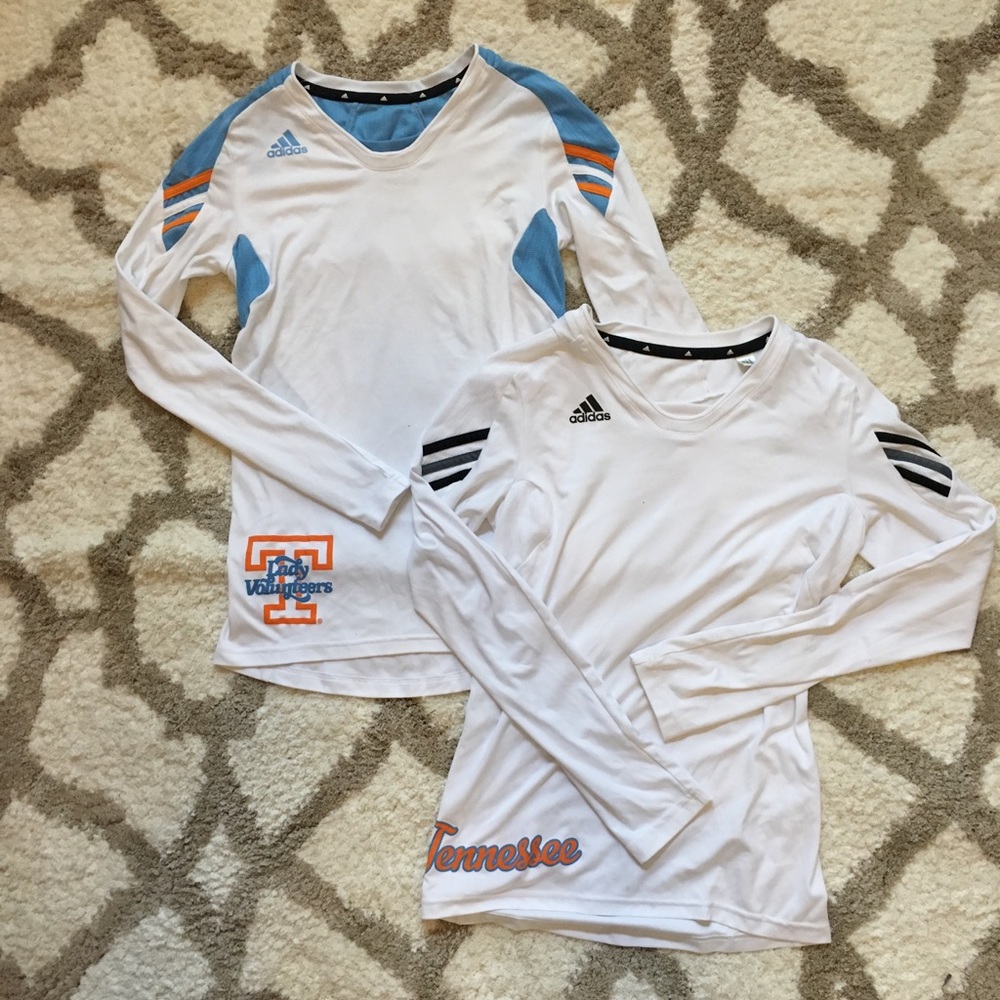 (2) University of Tennessee Adidas Clima Cool tops
