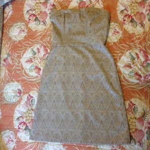 White House Black Market Strapless Dress