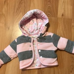 BURT’S BEES - Baby Girl Reversible Coat