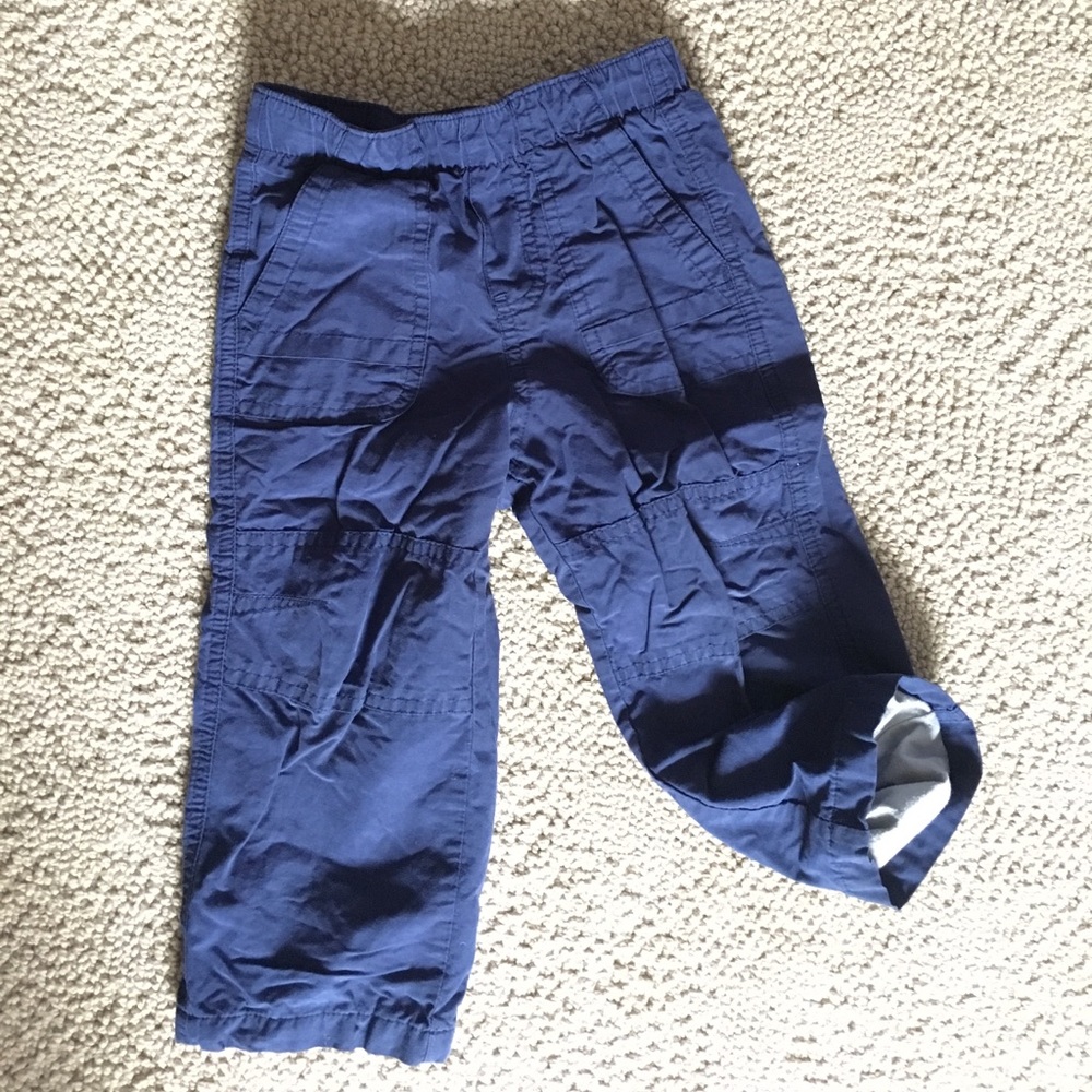 Navy lightweight lined pants