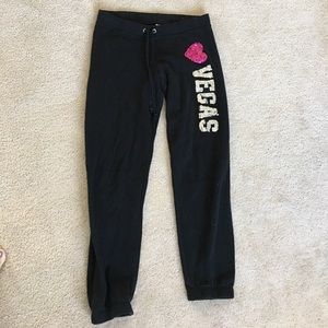 Victoria’s Secret Pink sequin sweat pants Vegas