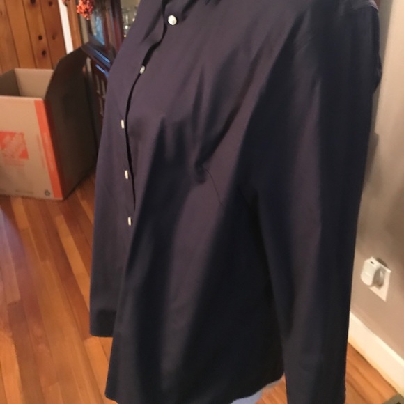 Navy blue button top - Picture 3 of 4