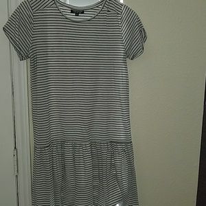 Topshop drop waist dress