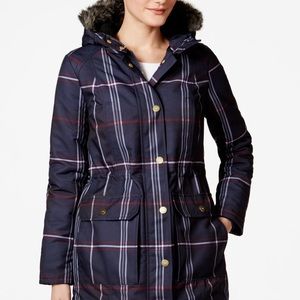 Tommy Hilfiger Plaid Women’s Parka