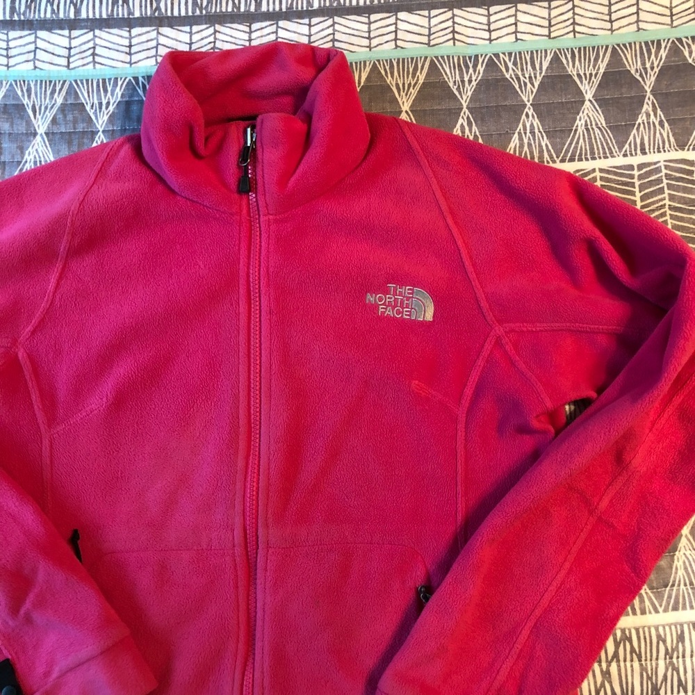 Pink North Face Fleece Jacket