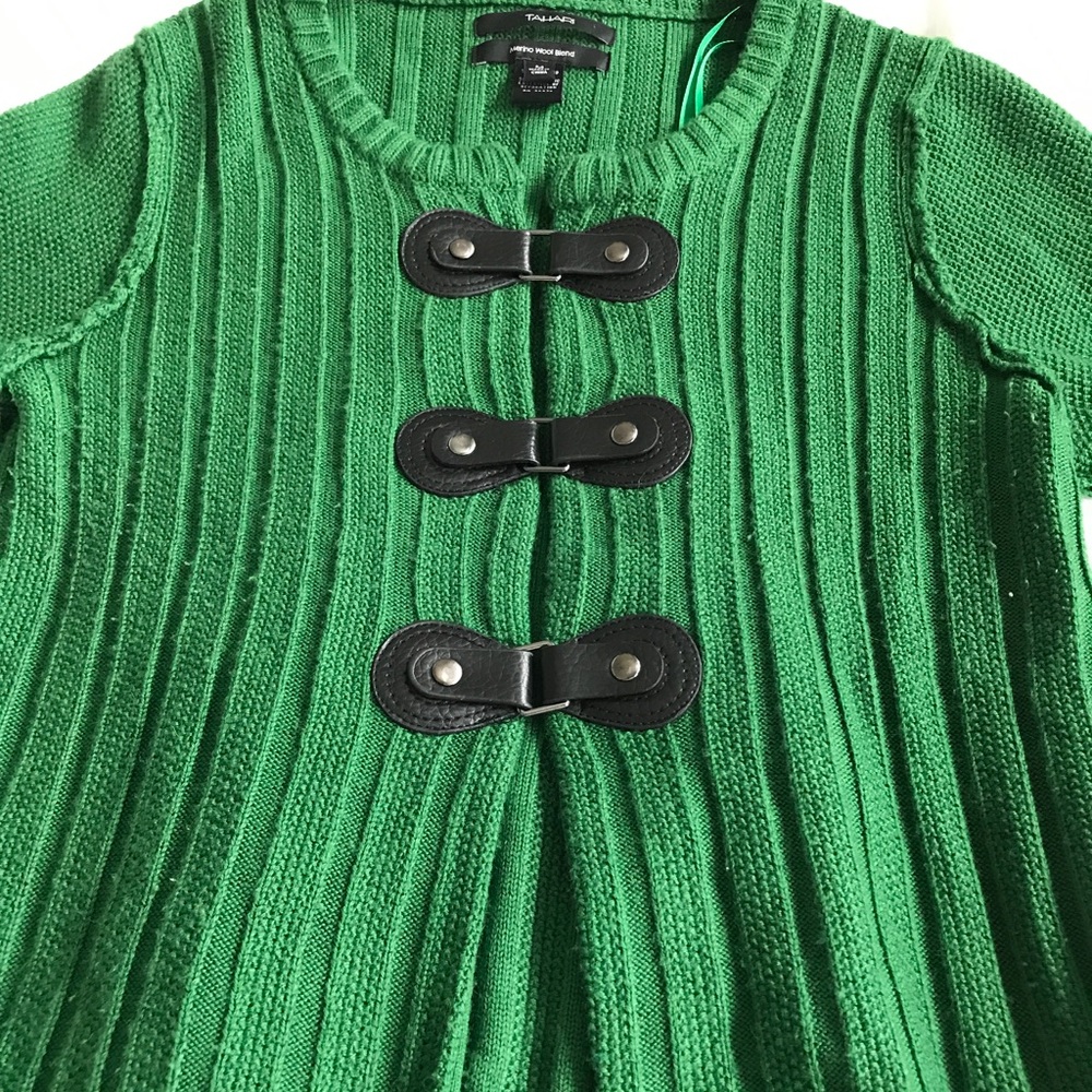 Forest green Tahari sweater