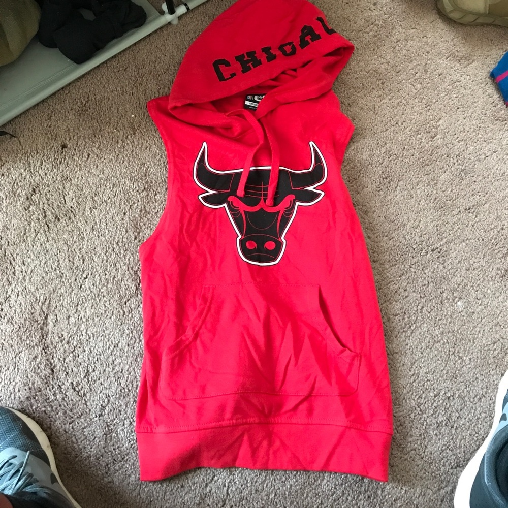 Chicago sleeveless hoodie