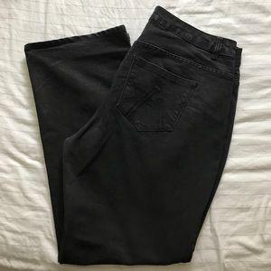 Avenue black denim boot cut 18A