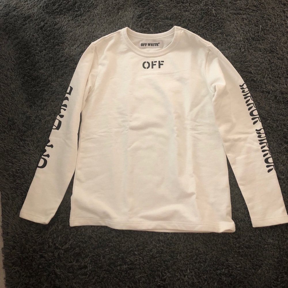 100% authentic Off-White mirror mirror long sleeve