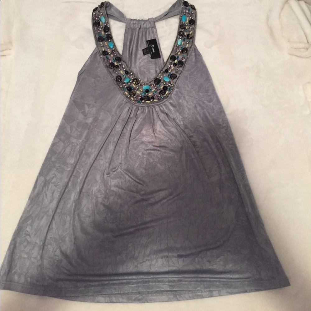 Silvery/gray tank top