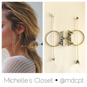 Boho Vibe Hair Pin (Silver or Antique Gold)