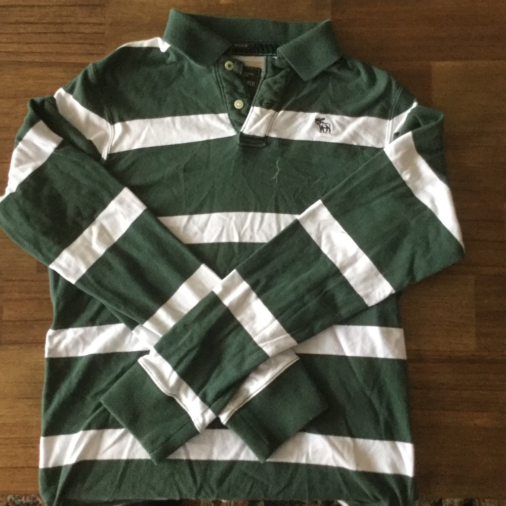 Abercrombie and Fitch long sleeve polo
