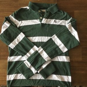 Abercrombie and Fitch long sleeve polo