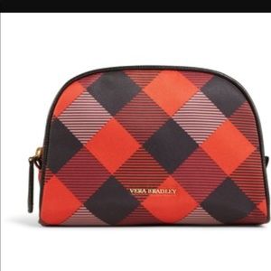 Vera Bradley Preppy Poly Buffalo Check Cosmetic