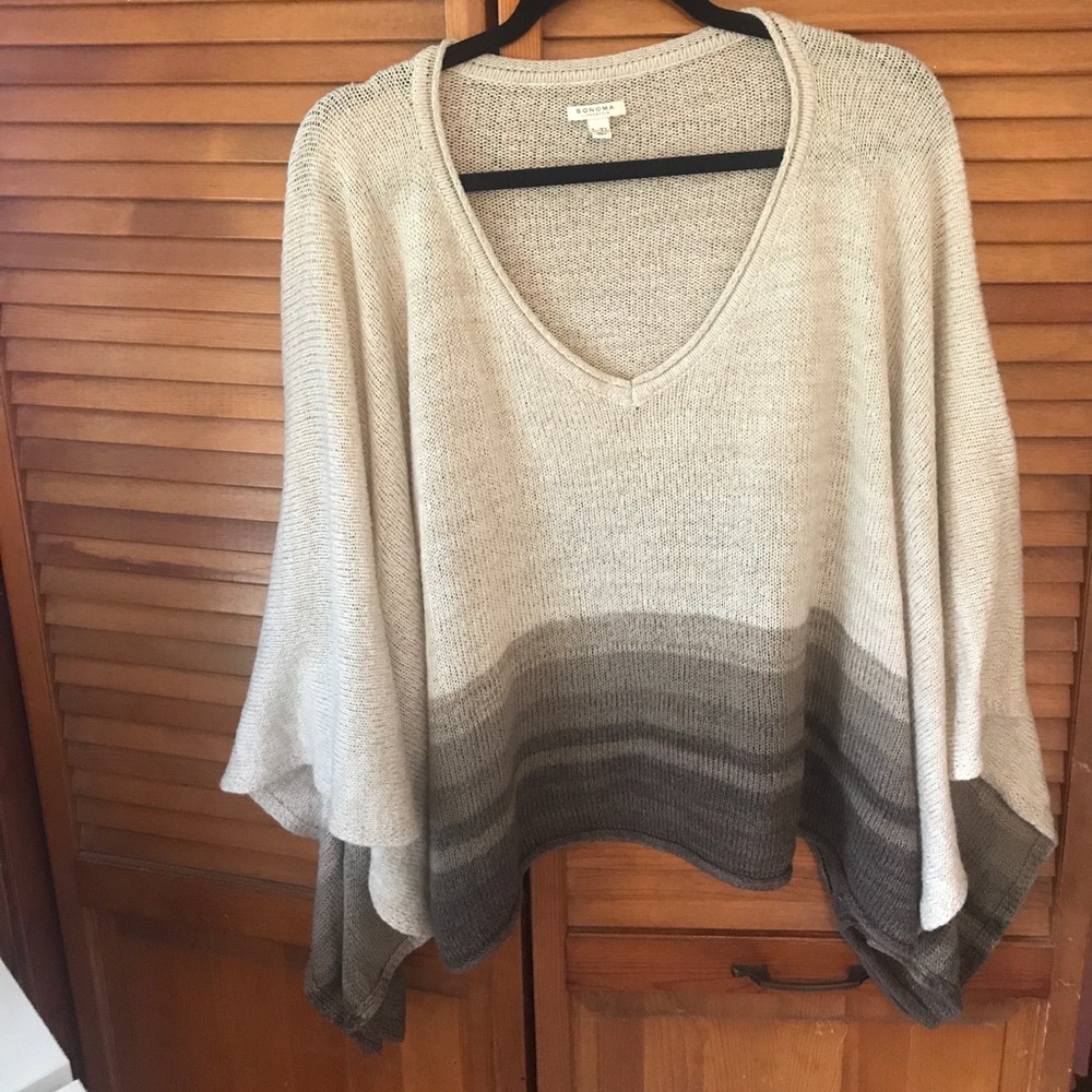 Sweater poncho