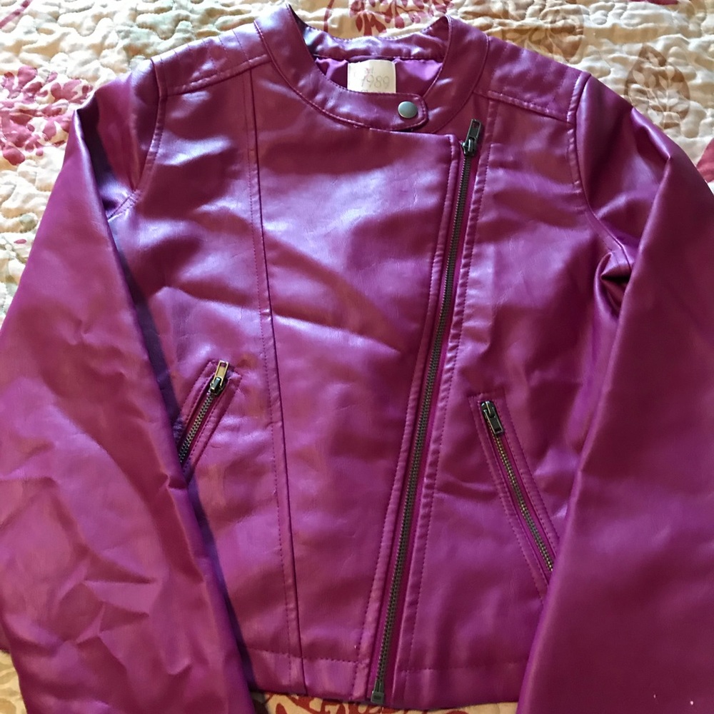 Children’s Place Faux Leather Coat