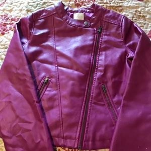Children’s Place Faux Leather Coat