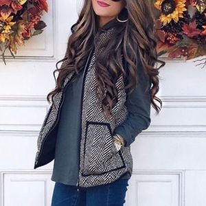 Herringbone vest