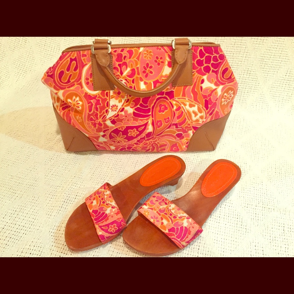 Ann Taylor handbag and shoes 7