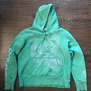 Green Roxy Hoodie