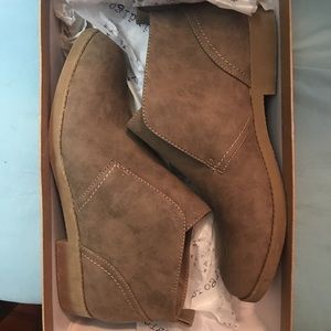 Tan boots