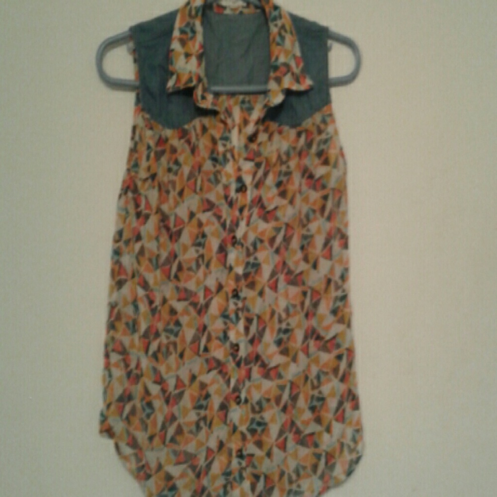 Geometric blouse - Picture 2 of 2