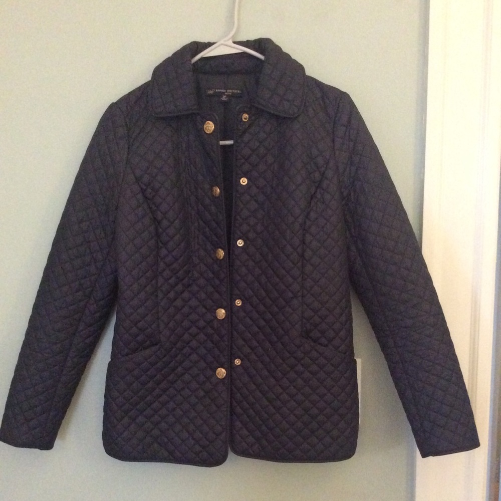 Brooks Brothers Navy and Gold Quilted Jacket, 2P