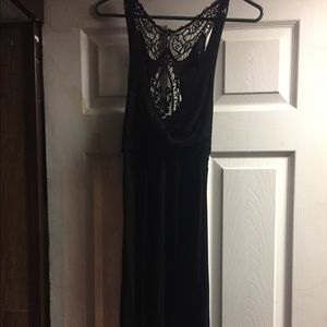 Forever 21 small petite, black maxi dress