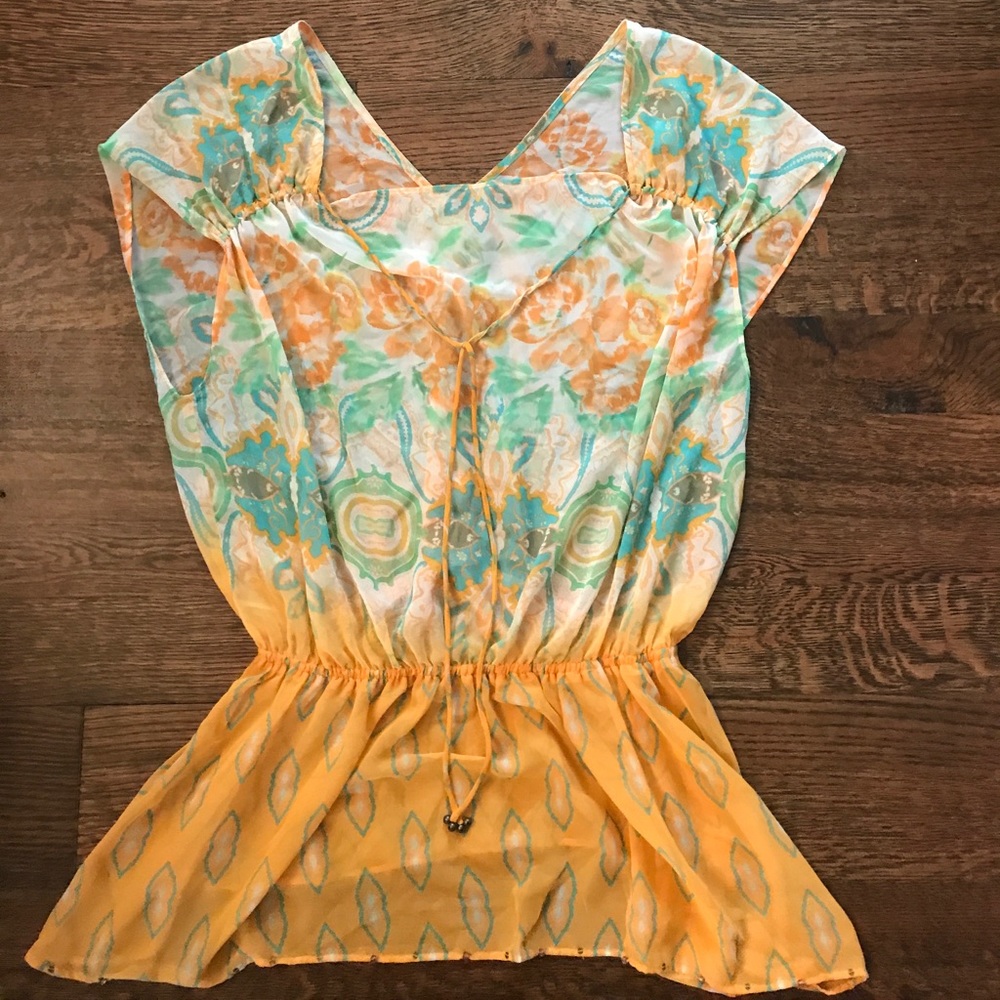 Free people printed top