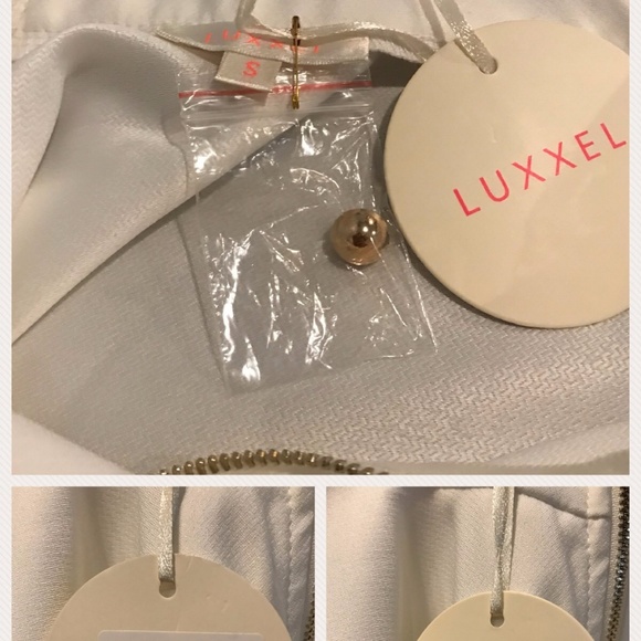 White Flared Lace Cocktail Dress - Picture 2 of 5