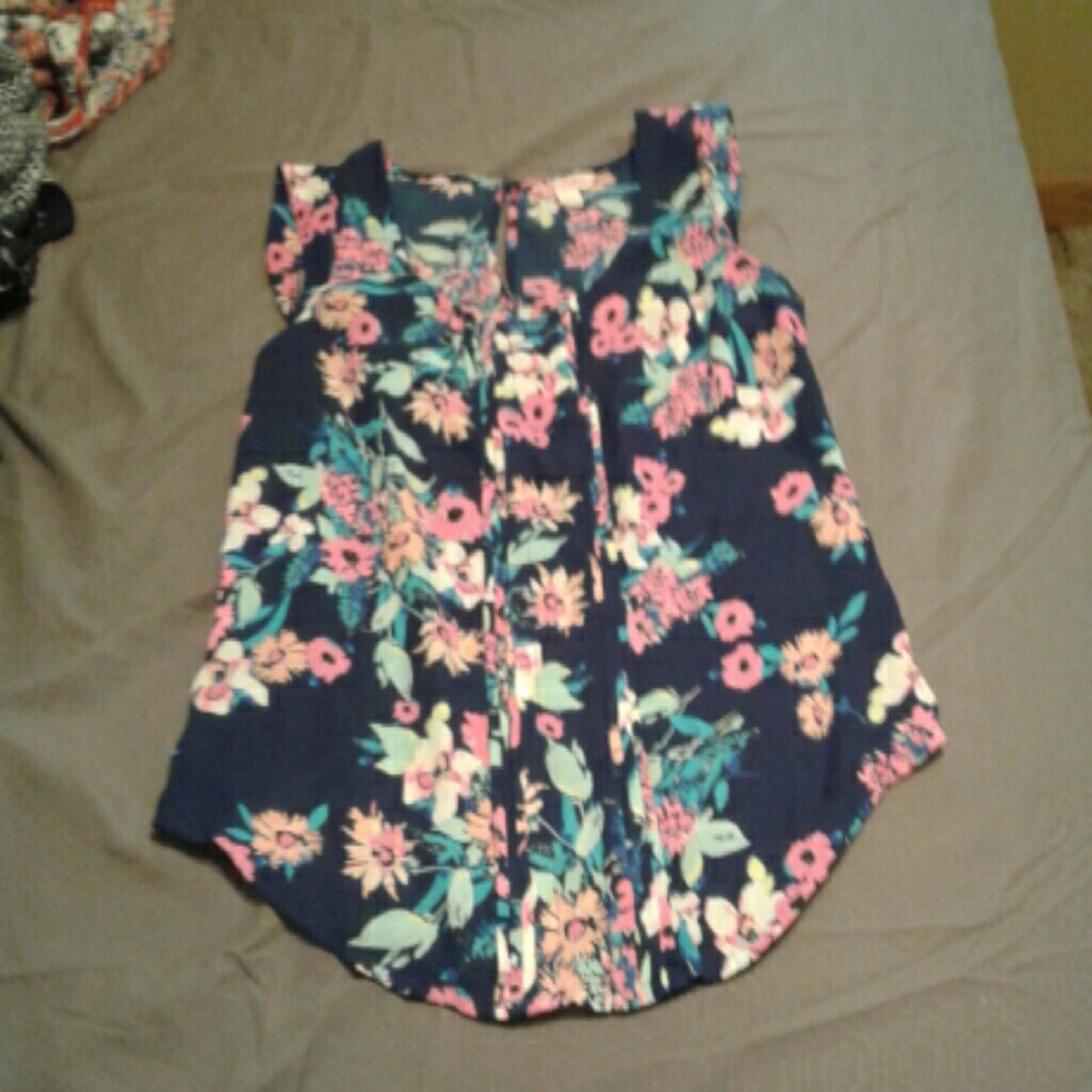 Flower tank top