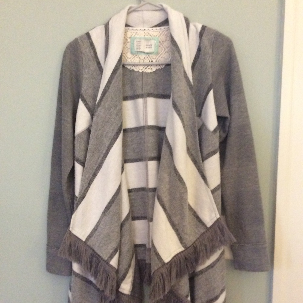 Anthropologie Saturday Morning Fringe Cardigan, xs
