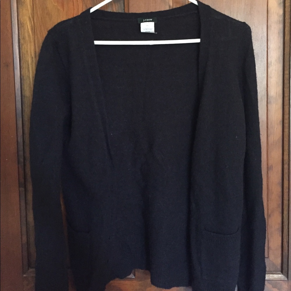 XS J Crew alpaca and merino wool cardigan