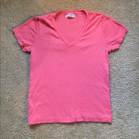 Salmon Colored Michael Stars T-shirt - Picture 1 of 2