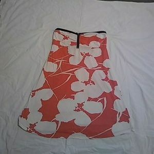 Strapless summer dress