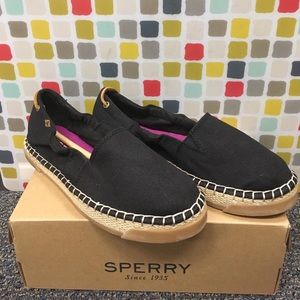 *BRAND NEW* Sperry Top-Siders Black  Espadrilles