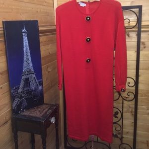 Vintage form fitting straight line dress fits M-XL