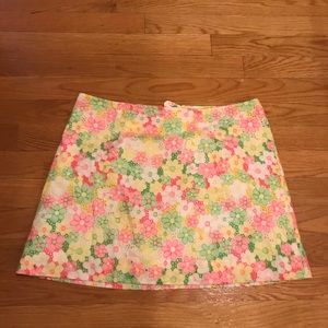 Lilly Pulitzer multicolor floral skirt